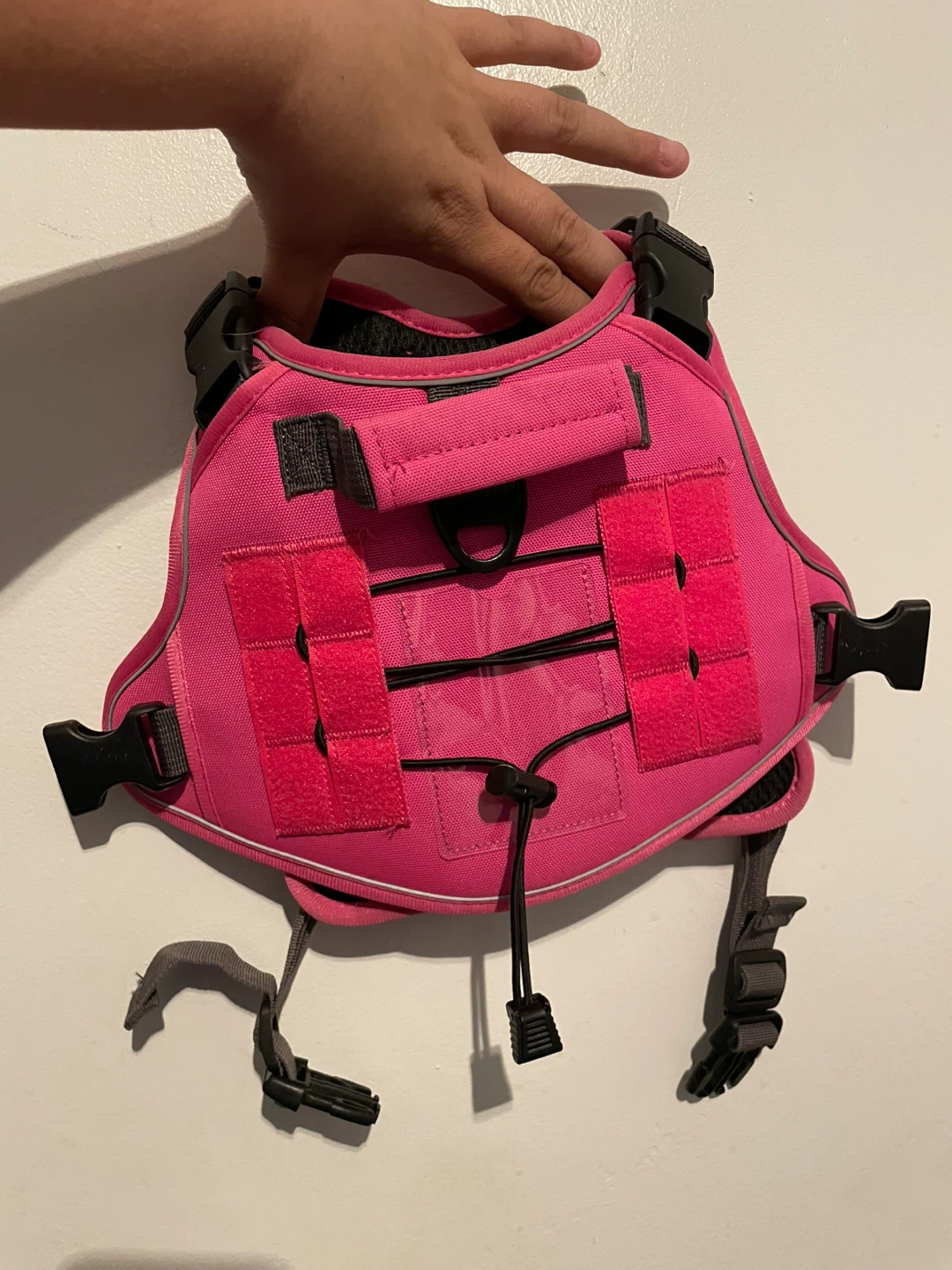 Pink Medium Tactical Dog Harness - photo 2