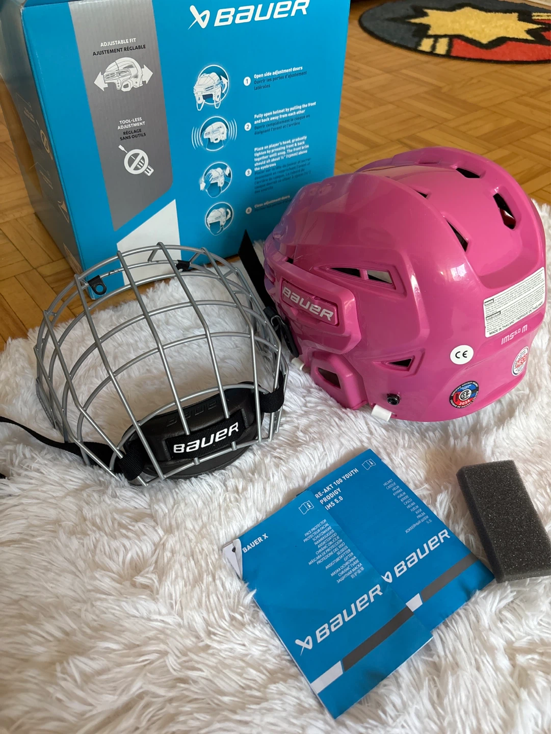 Jackson Rollerblades with Bauer Helmet OMID Protective Gear Rale - photo 3