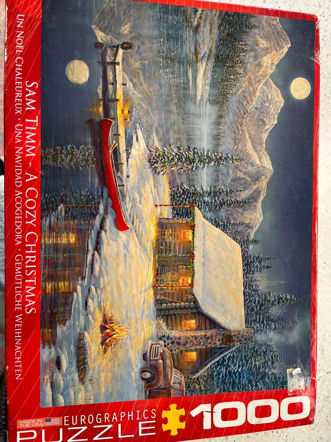 Eurographics 1000 Piece Puzzle - A Cozy Christmas by Sam Timm