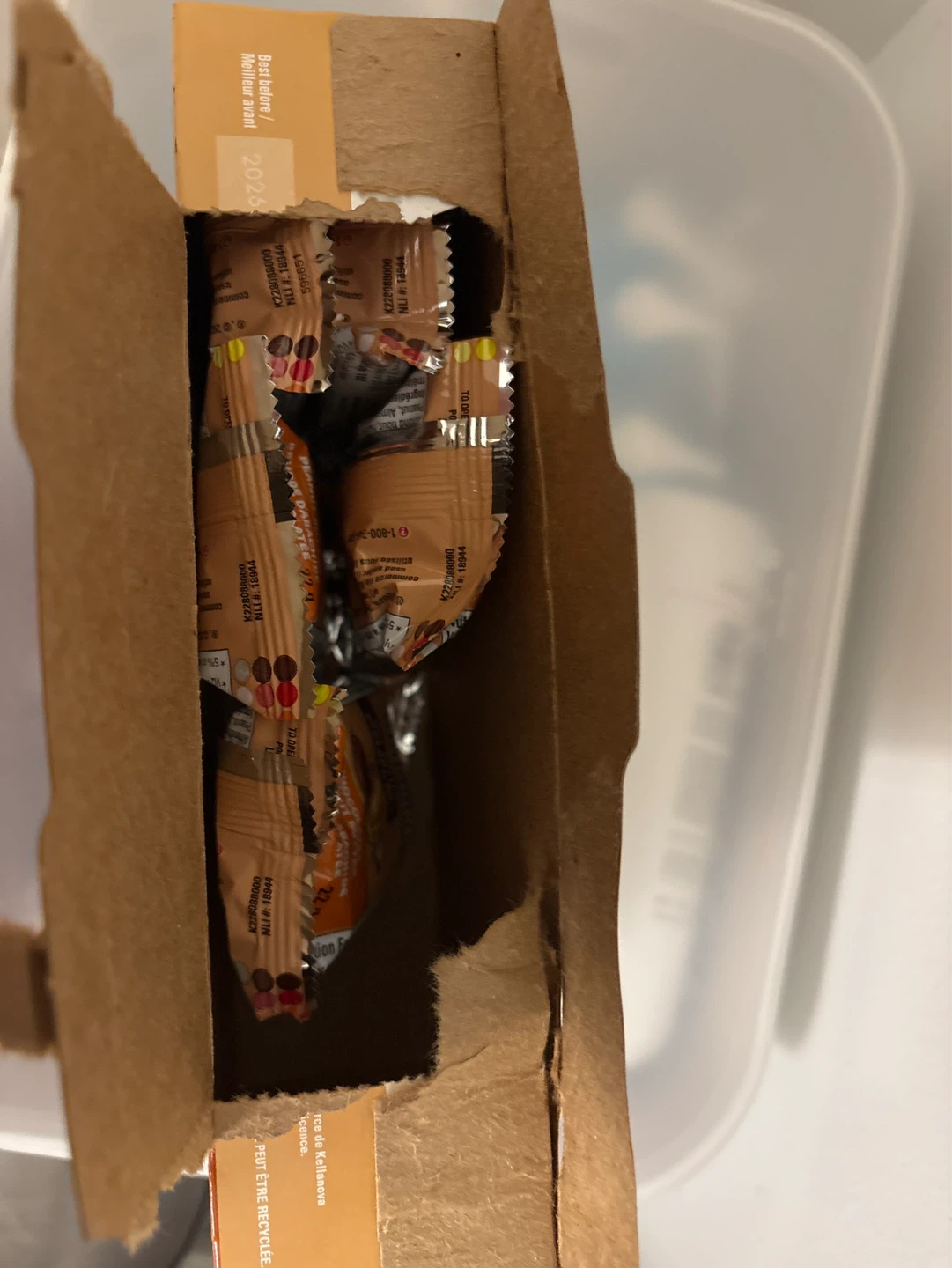 Unboxed Kellogg Rice Krispies penut Chocolatey Peanut Butter Bar - photo 3