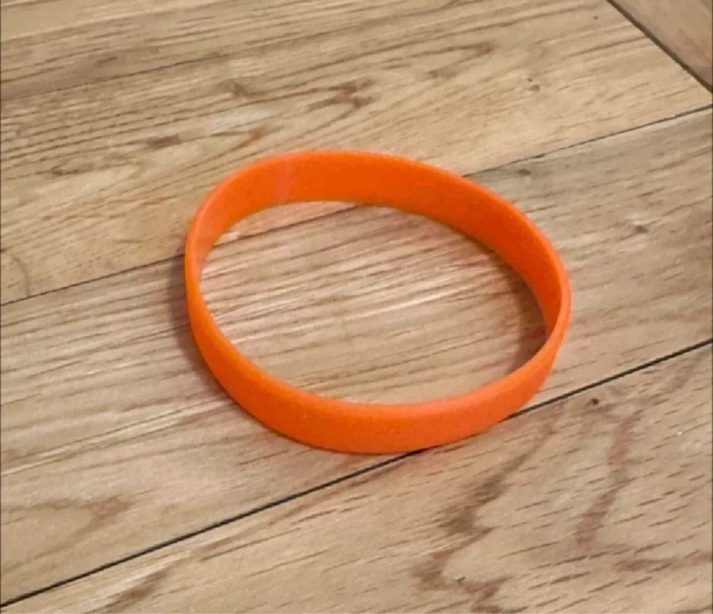 Orange Silicone Wristband