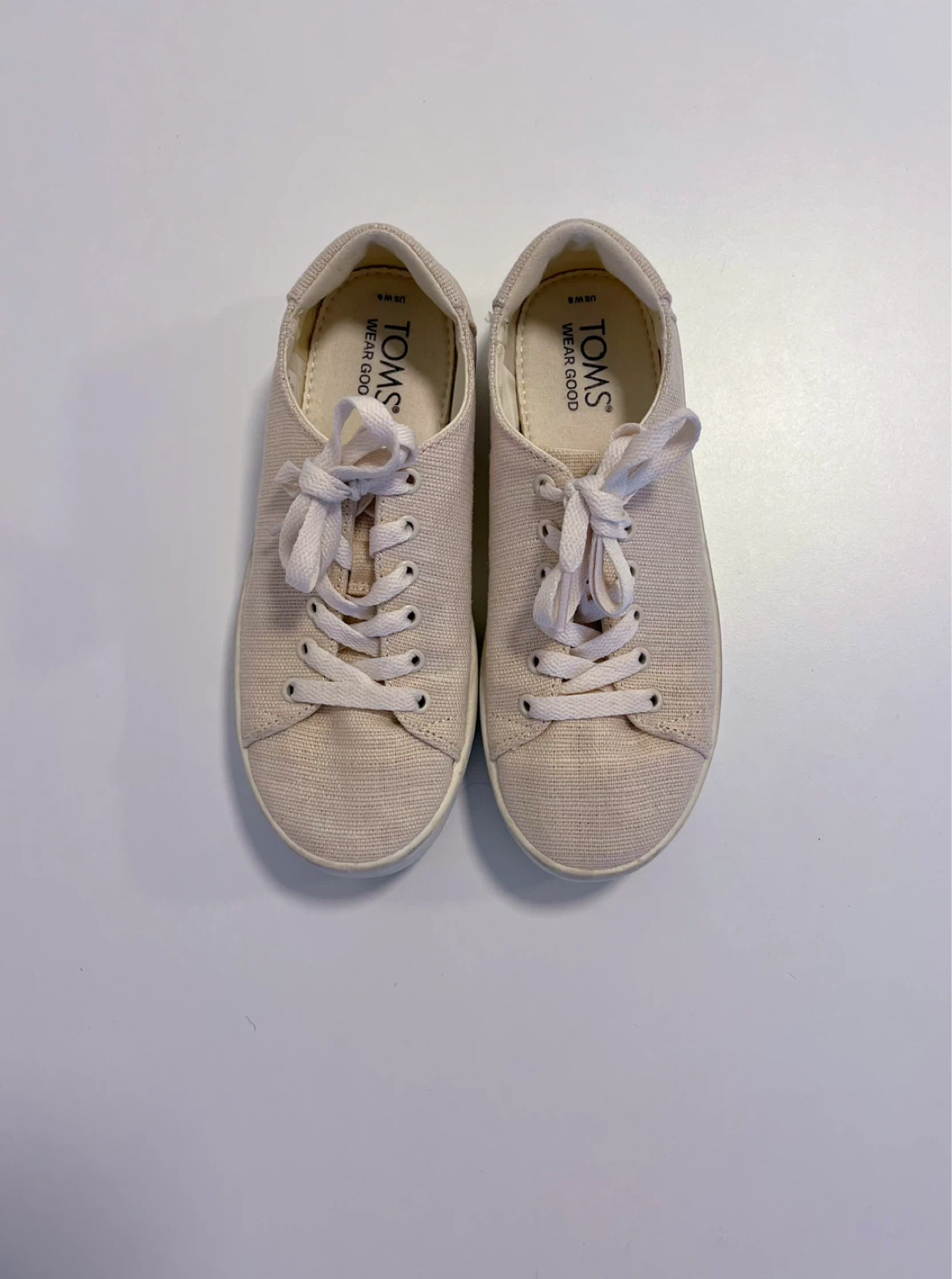 TOMS "WEAR GOOD" Canvas Sneakers - Size US W 5 (Set of 2 Colors) - photo 3