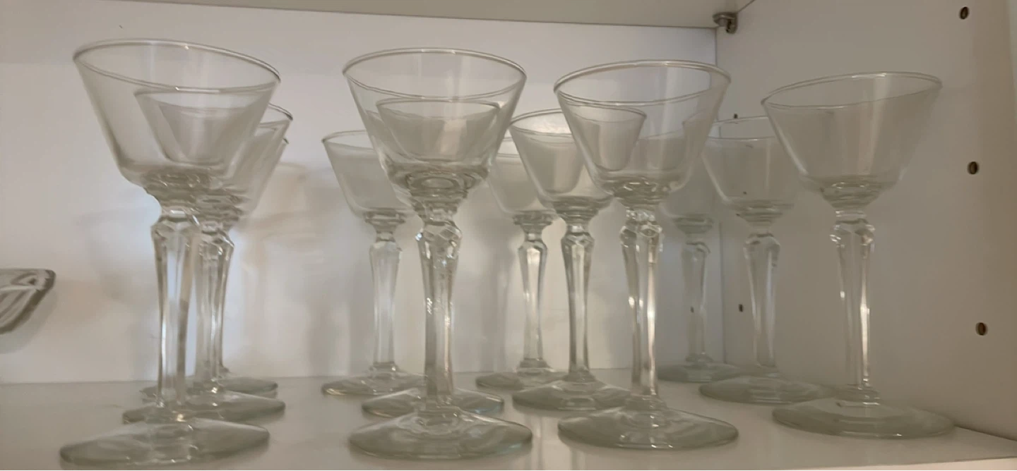 Assorted VINTAGE Glassware Set. Read description for $
