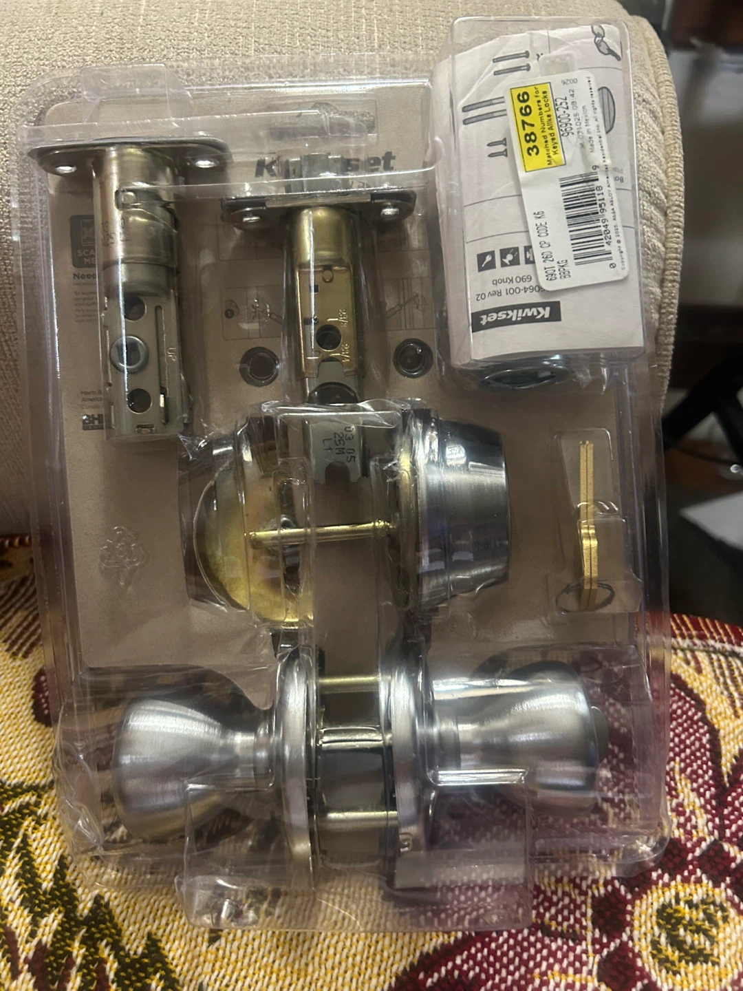 Kwikset Security  Deadbolt Lockset - Satin Chrome - photo 2