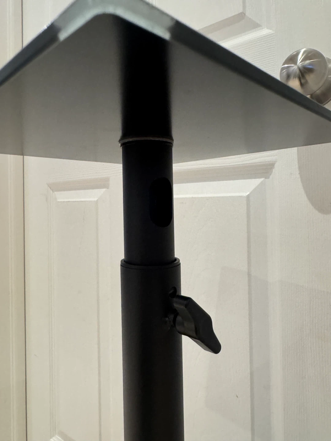 Adjustable Glass Top Speaker Stands (Pair) - photo 5