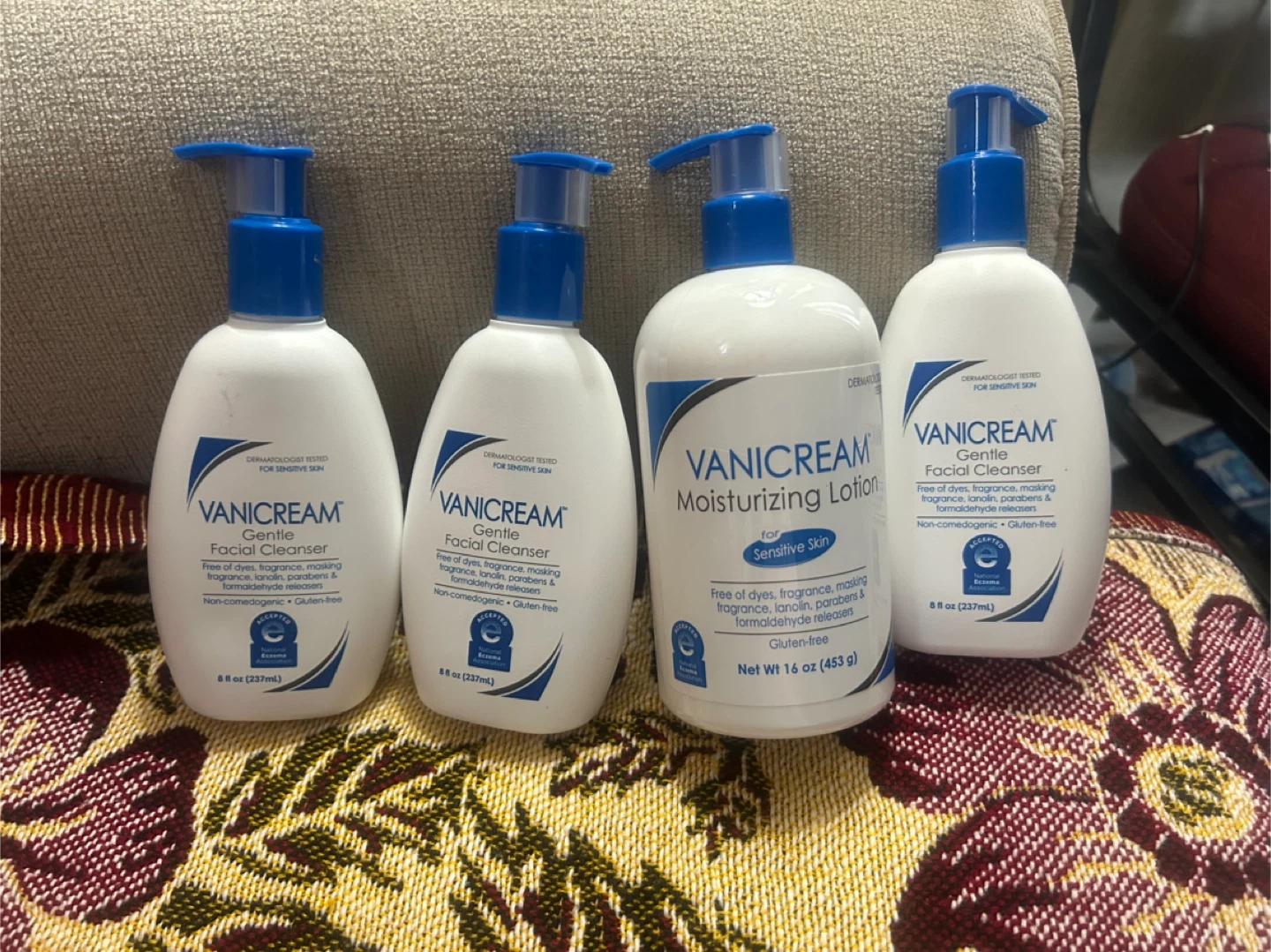 Vanicream Gentle Facial Cleanser & Moisturizing Lotion