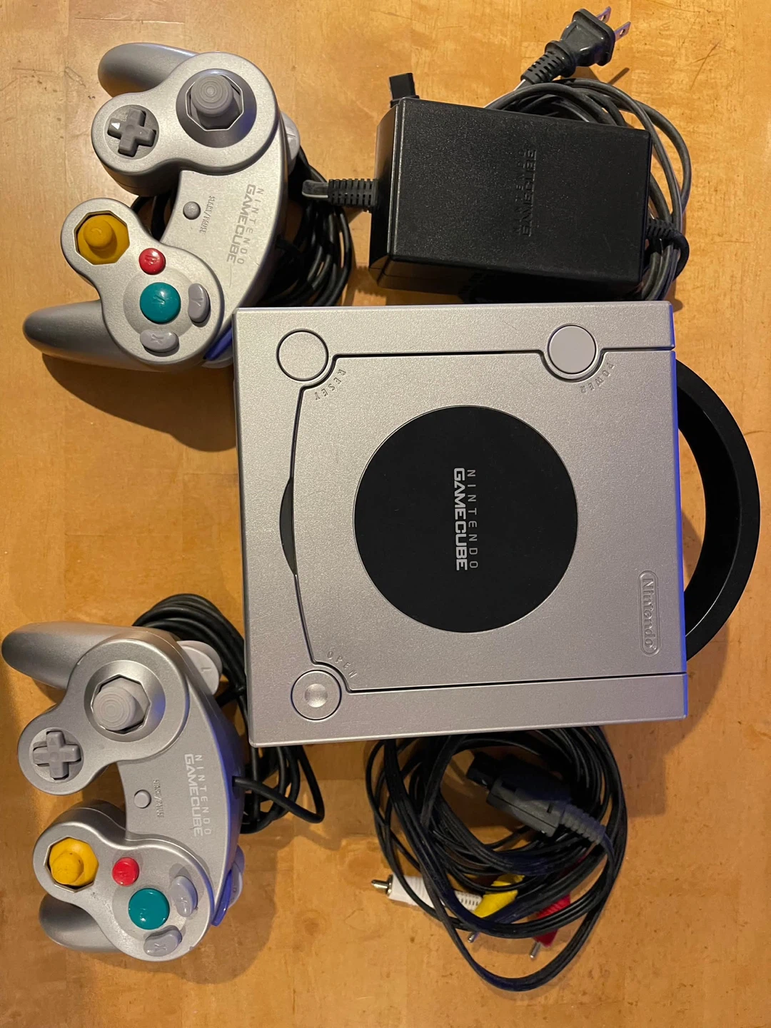 Nintendo GameCube Console with 2 Controllers