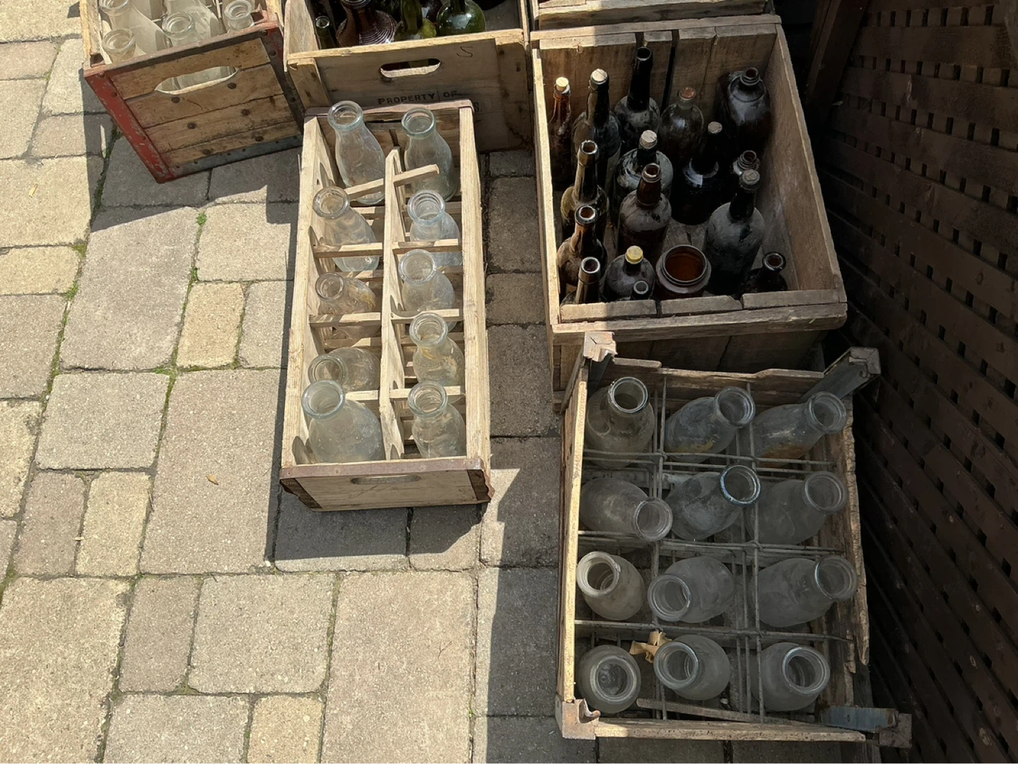 Lots o’ Antique Bottles & Crates ! - photo 3