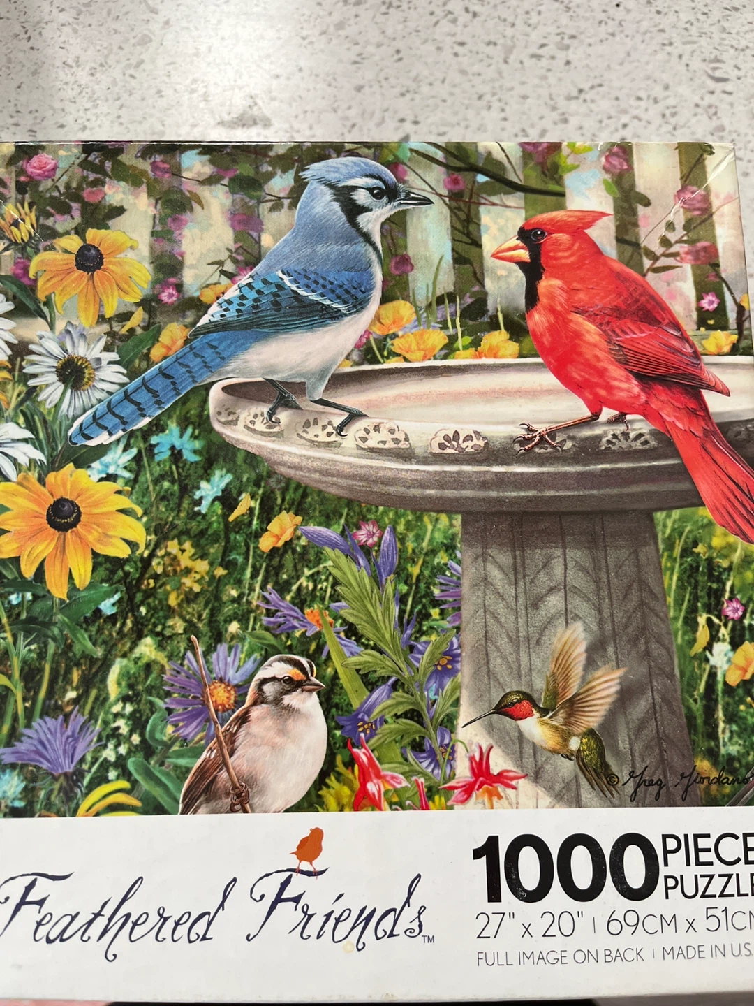 Feathered Friends 1000 Piece Puzzle