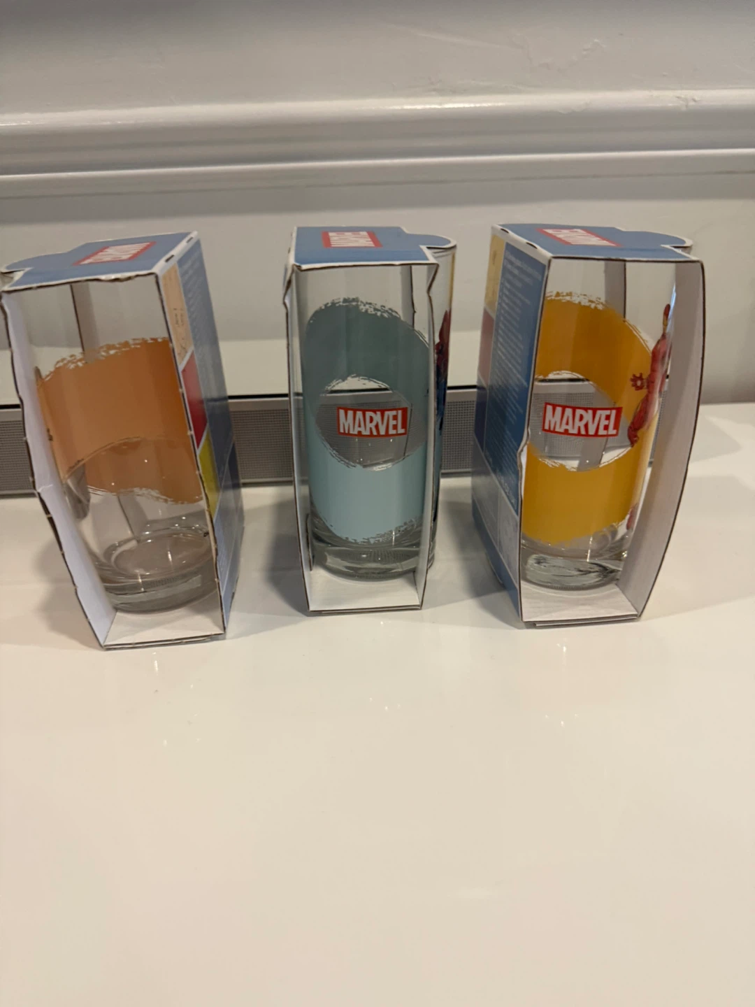 3 Brand new Marvel Character glasses - photo 2