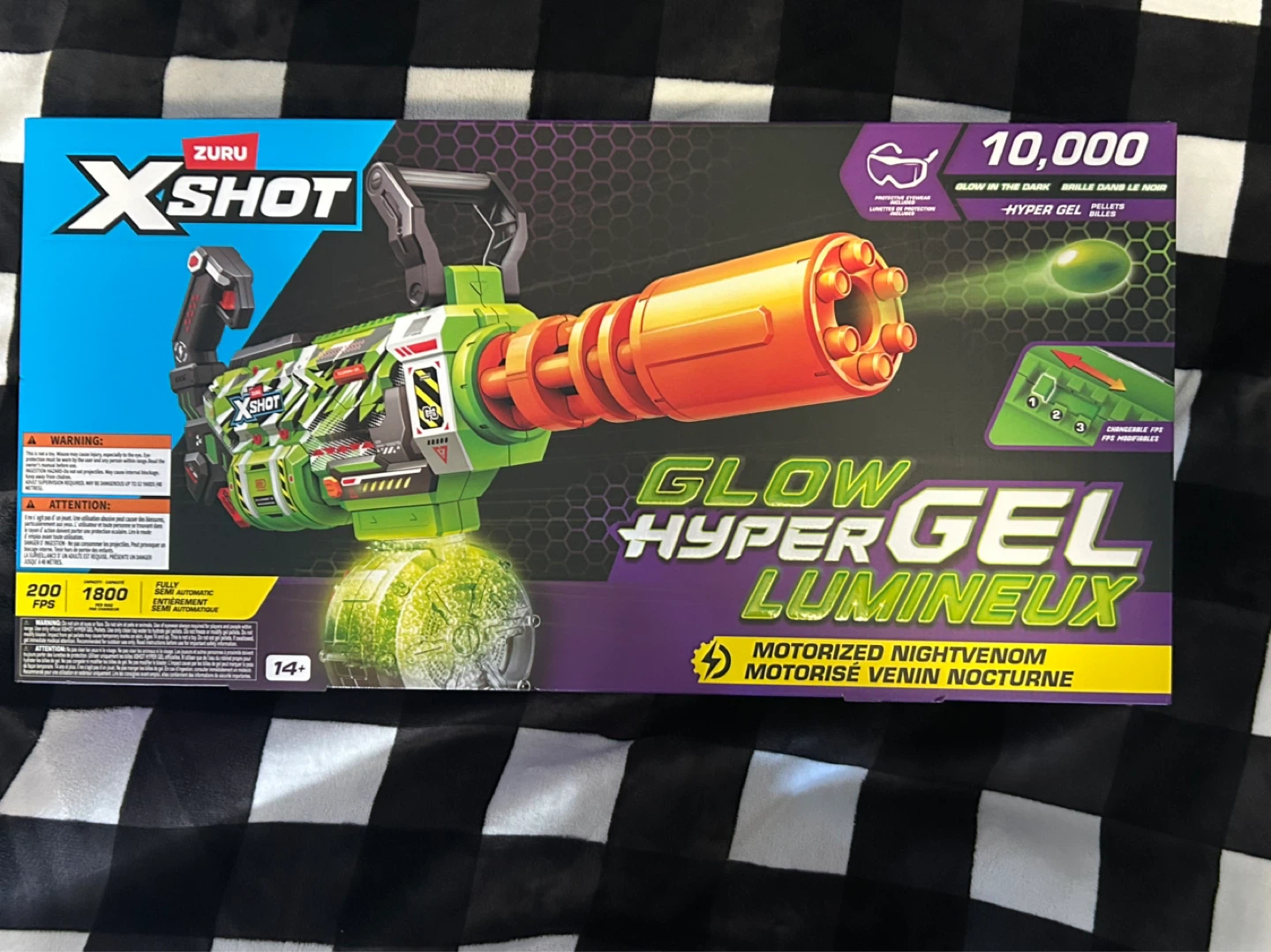 X-Shot Zuru Glow Hyper Gel Motorized Gel Blaster