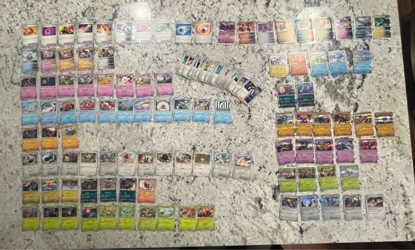 Assorted Pokemon Trading Cards