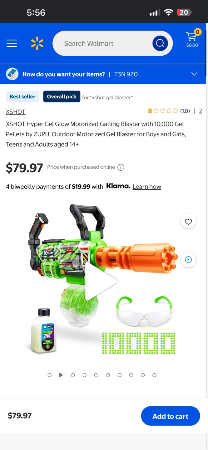 X-Shot Zuru Glow Hyper Gel Motorized Gel Blaster - photo 5