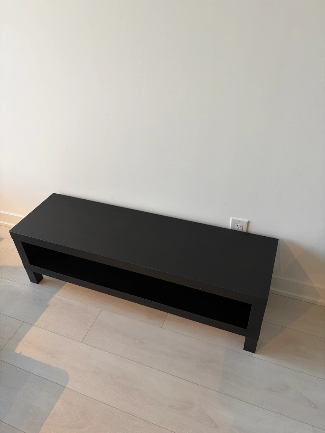 IKEA Black TV Stand LACK Media Console