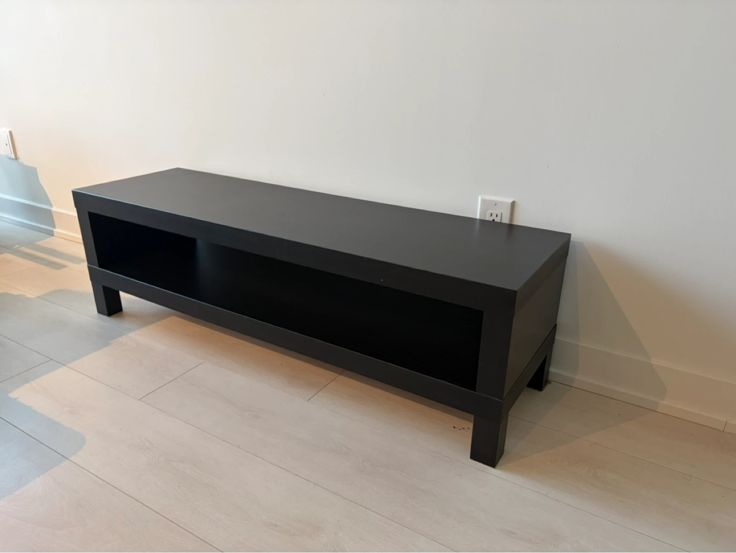 IKEA Black TV Stand LACK Media Console - photo 2