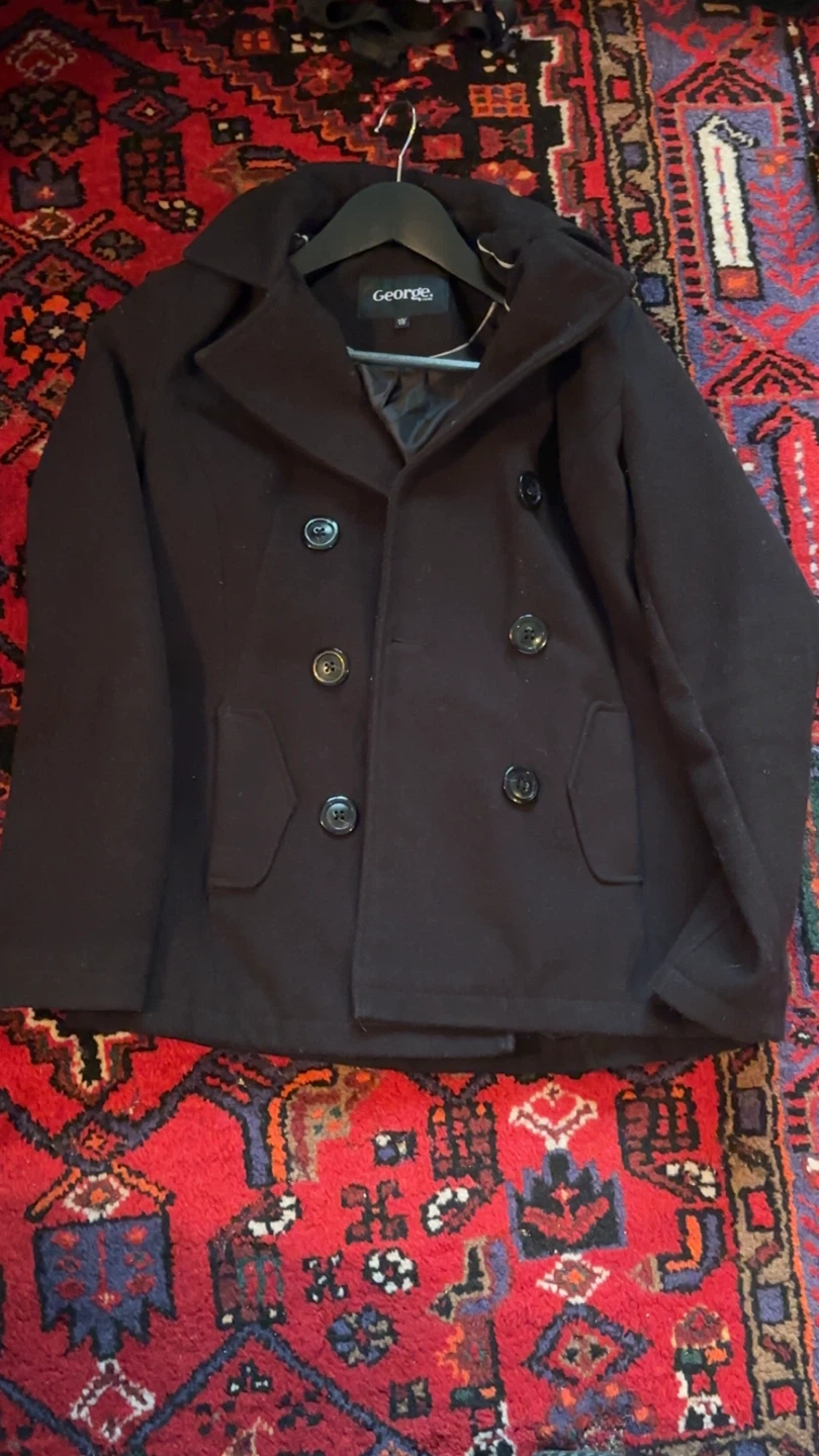 George women’s Black Peacoat