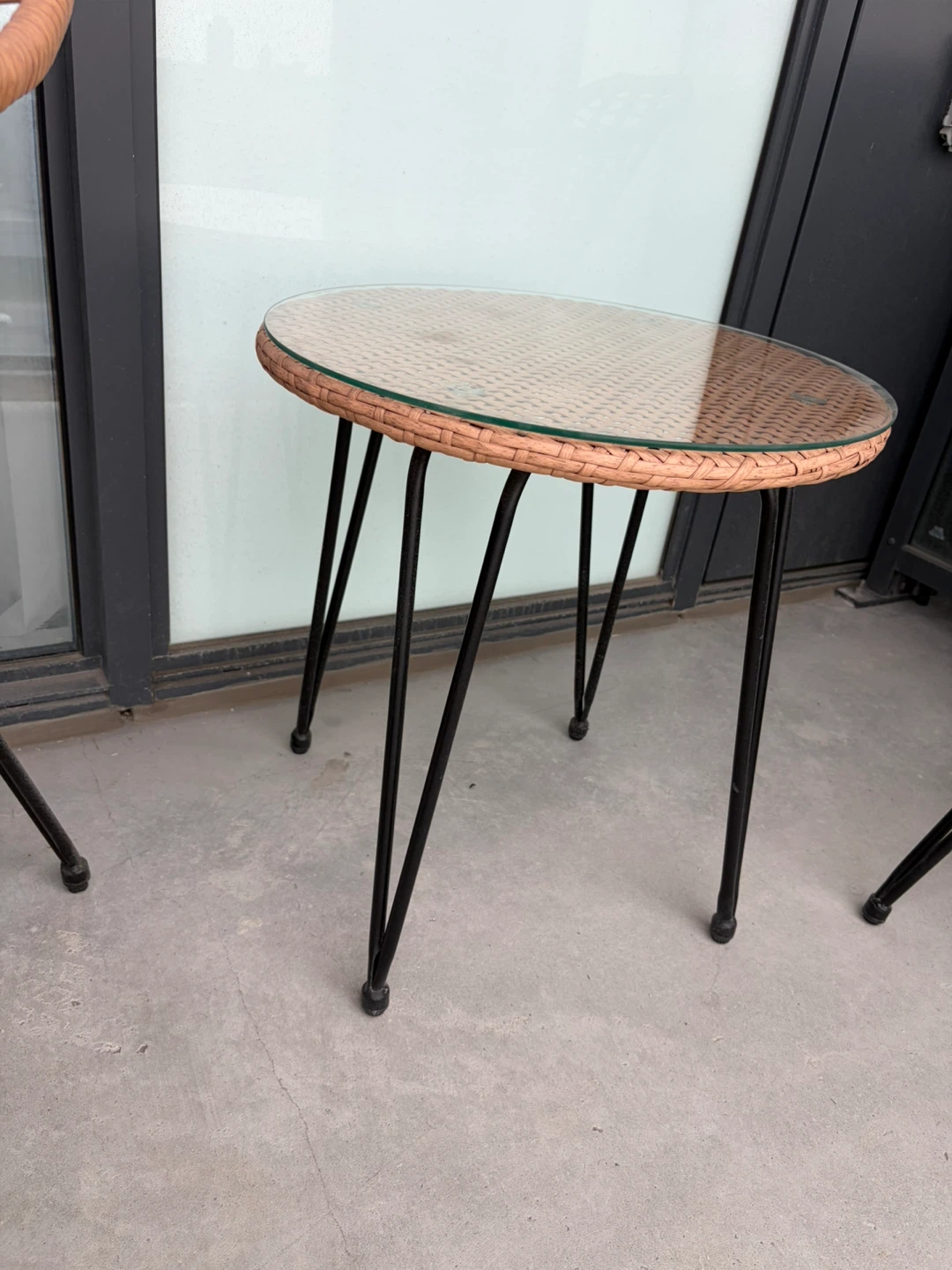 Like New Wicker Patio Set - Table and 2 Chairs - photo 3