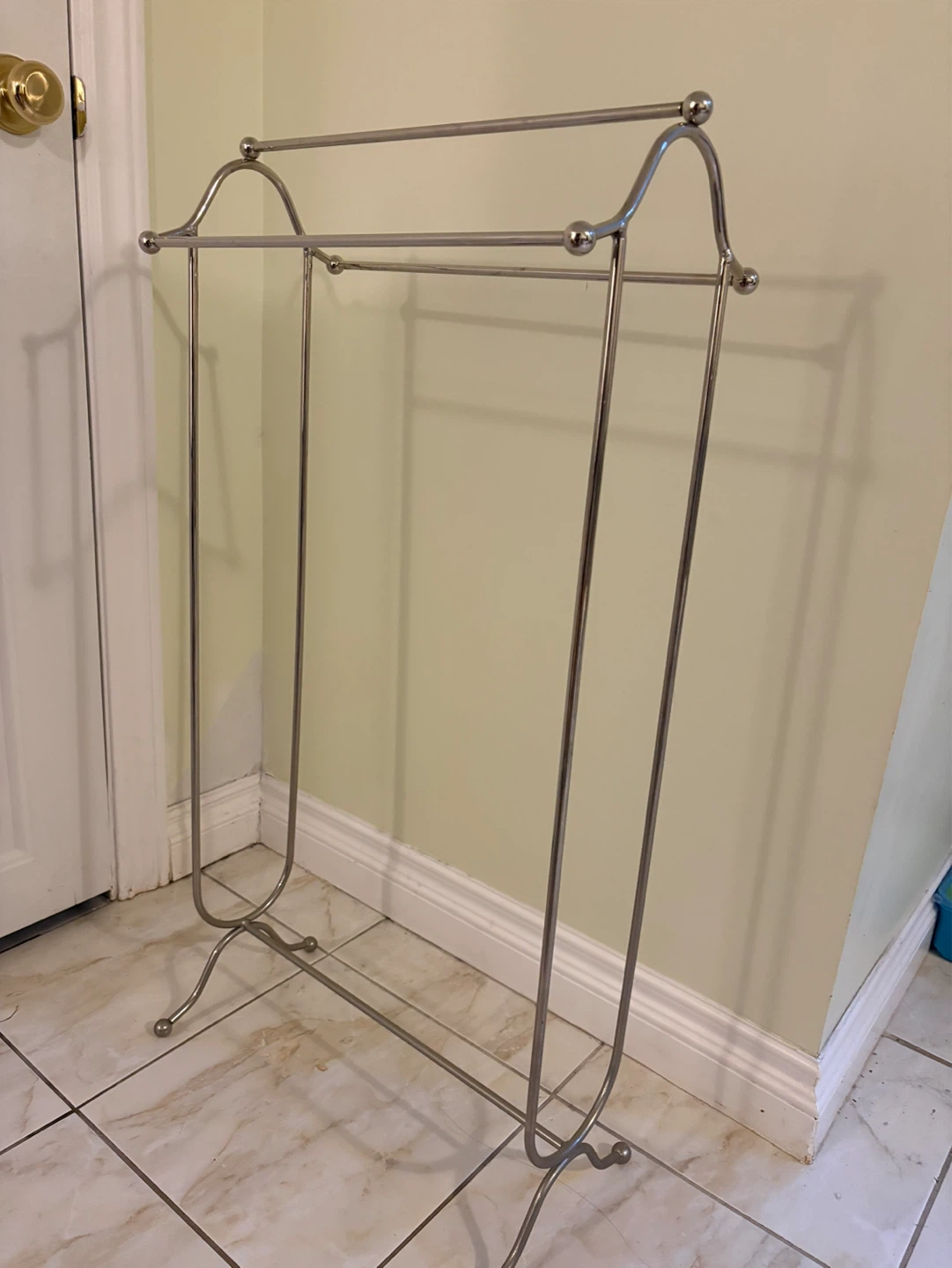 Freestanding Towel Rack - Chrome - photo 2