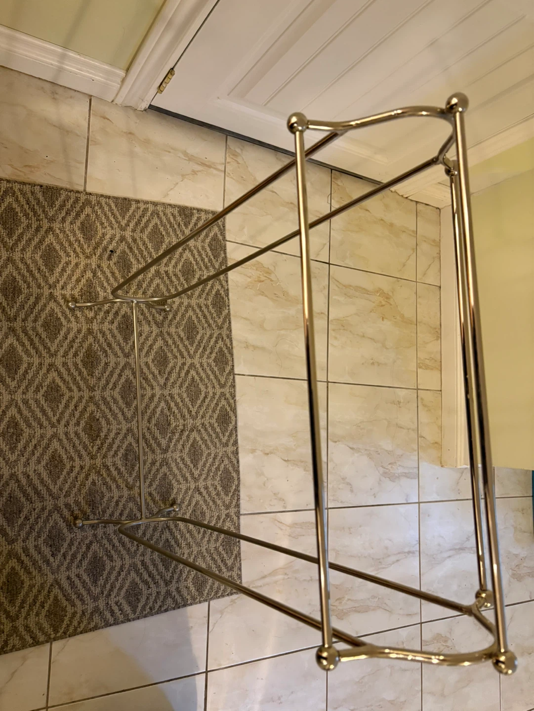 Freestanding Towel Rack - Chrome - photo 3