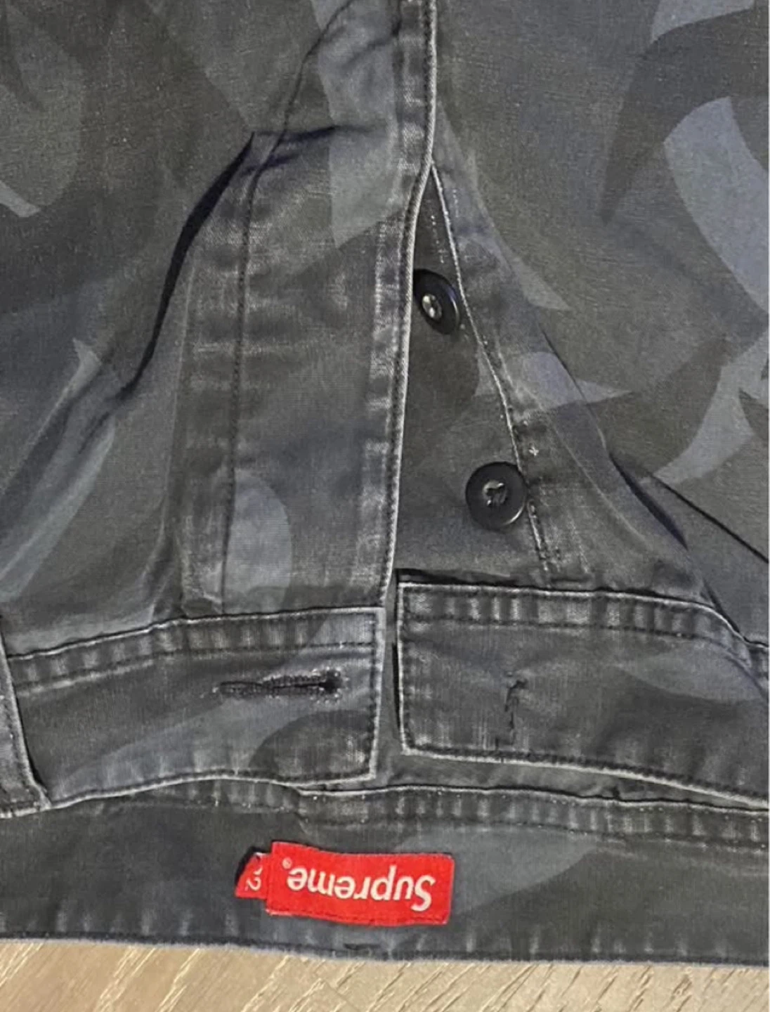 Supreme cargo pants black tribal camo Men - photo 3