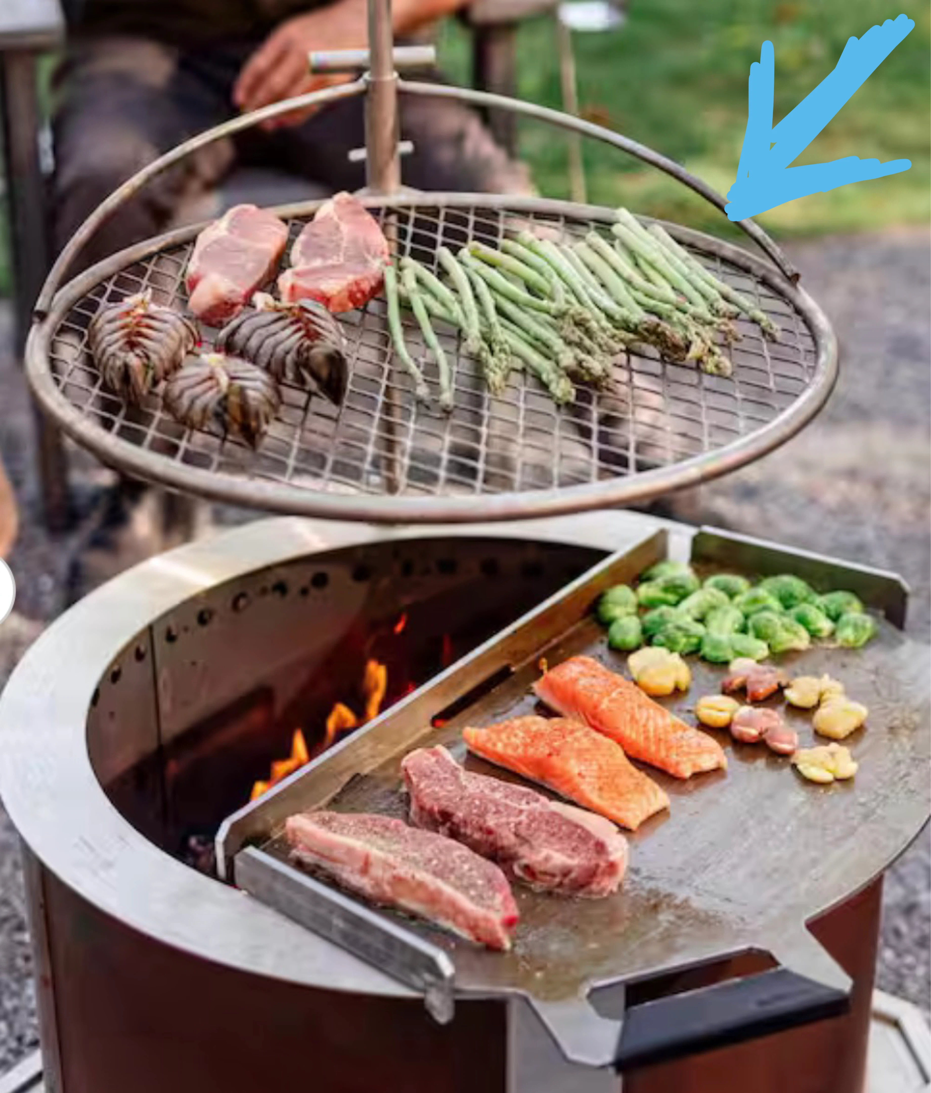 🆕BREEO Outpost Portable Fire Ring Grill 24  (NEW IN BOX) - photo 2