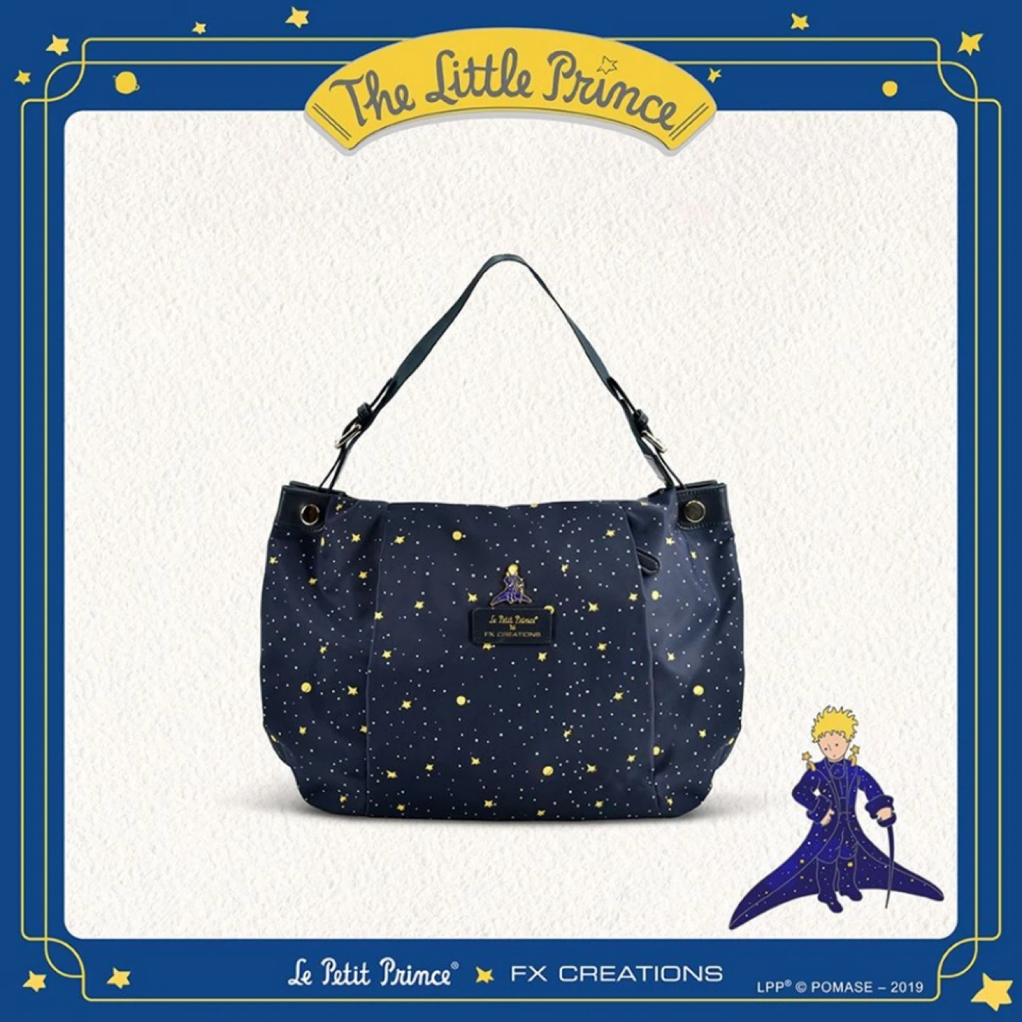 Le Petit Prince Star Print Shoulder Bag