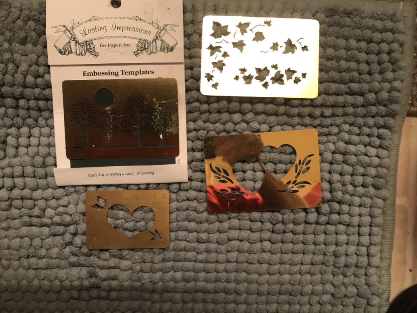 Lasting Impressions Embossing Templates - Set of 4