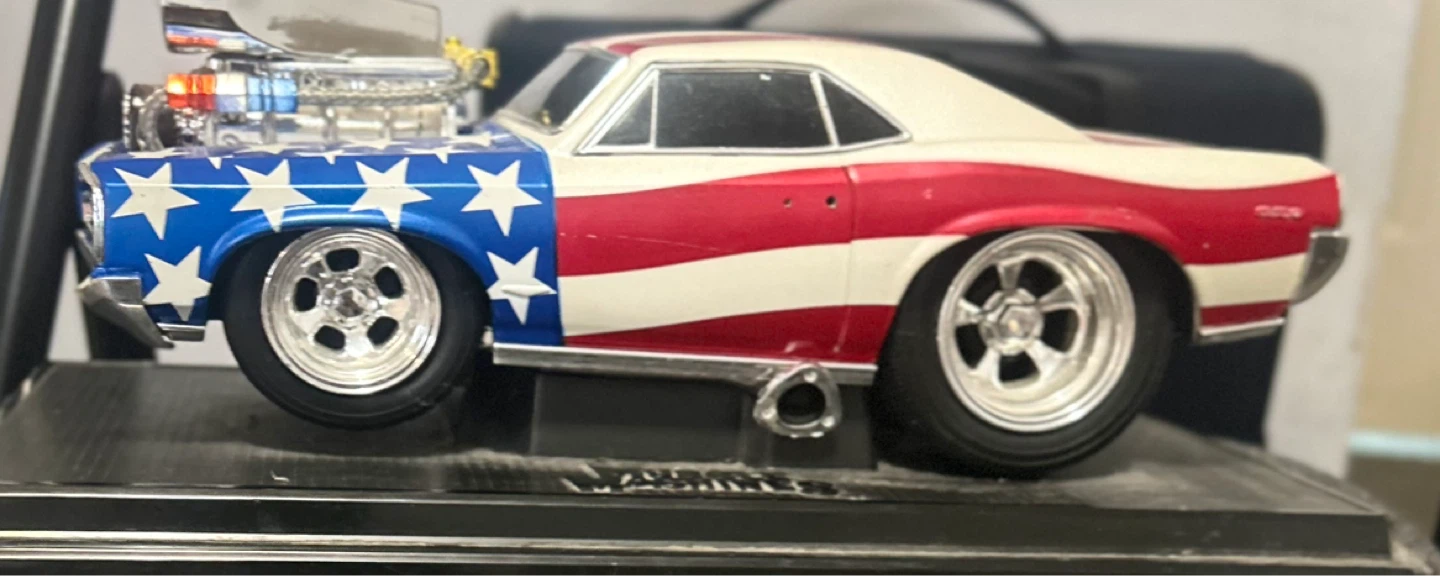 Pontiac GTO Model Car - Red, White, Blue Stars & Stripes - photo 4