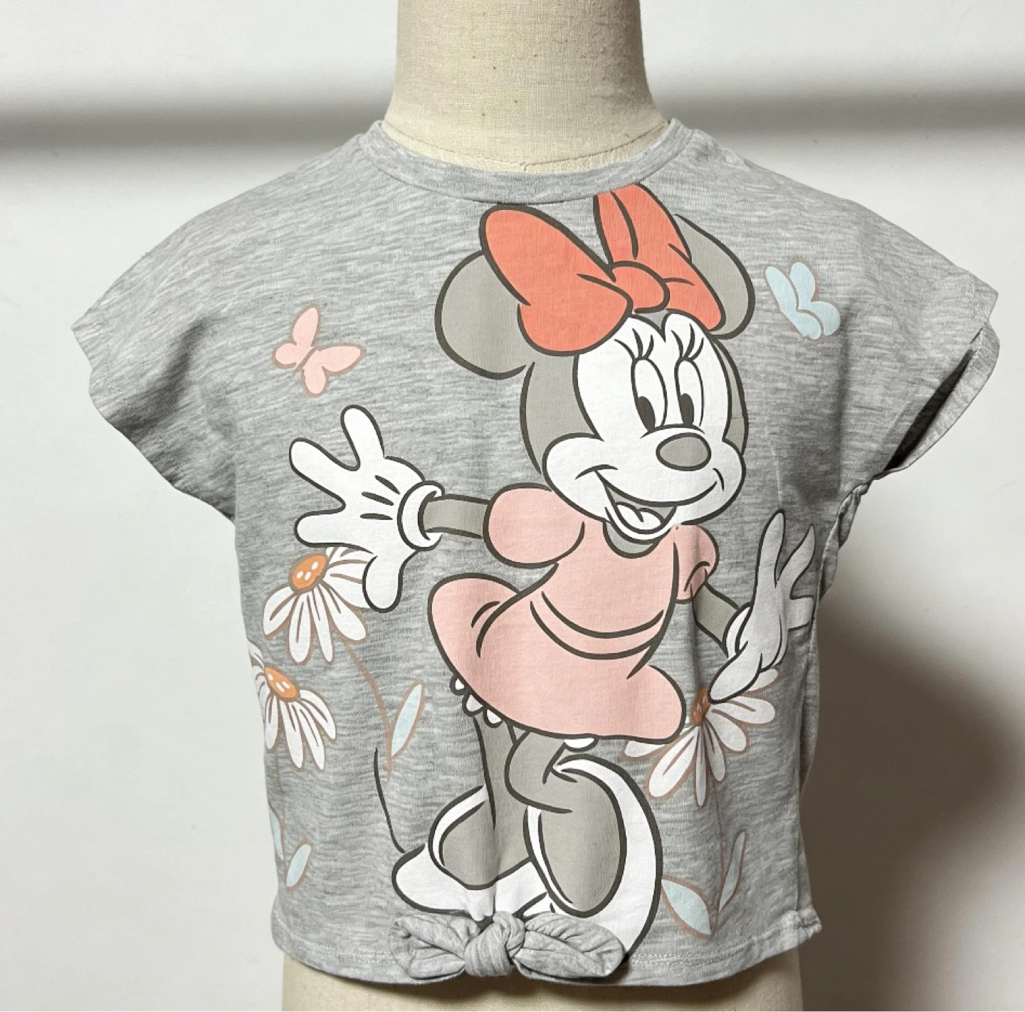Girls' Gray Minnie Mouse T-Shirt size 5 - photo 2
