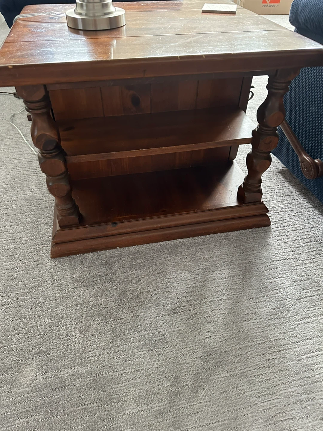 *Moving Sale* Set of 2 Solid wood Side tables - photo 2