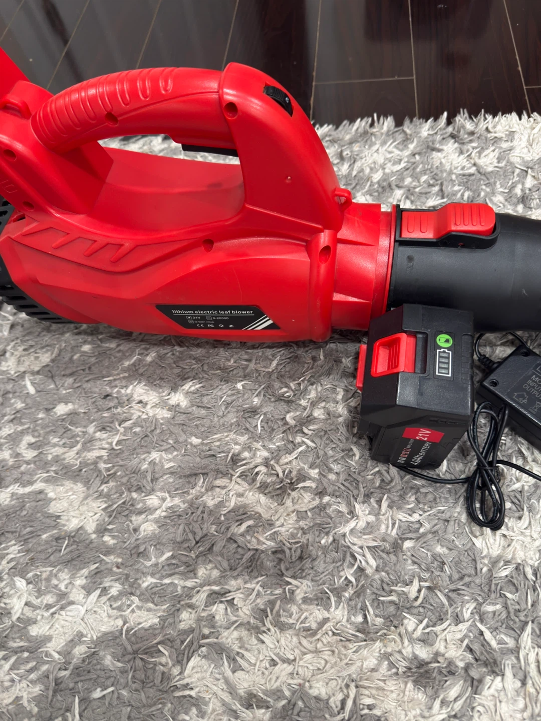Lithium Electric Leaf Blower - photo 3