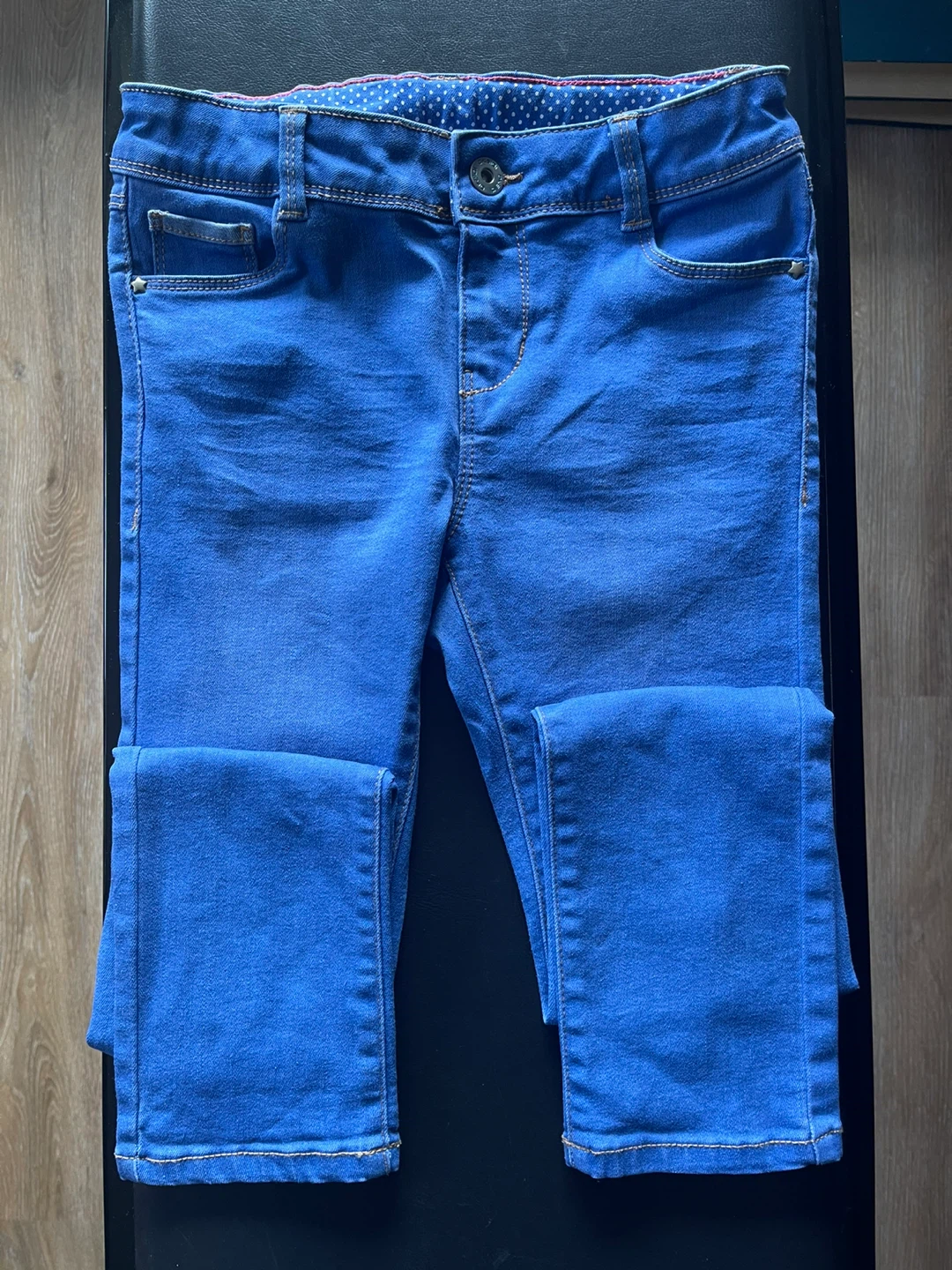 Kids Okaidi Blue Denim Jeans - 128cm