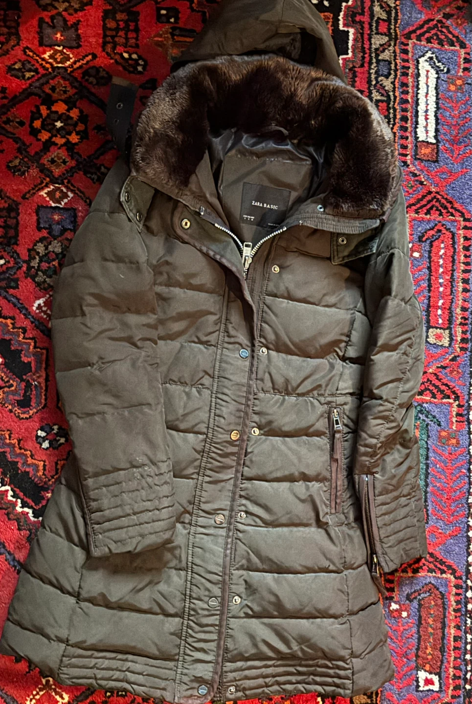 Zara Basic Puffer Jacket