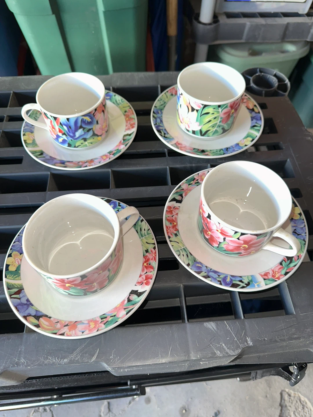 Tropical Floral Dinnerware Set - photo 2