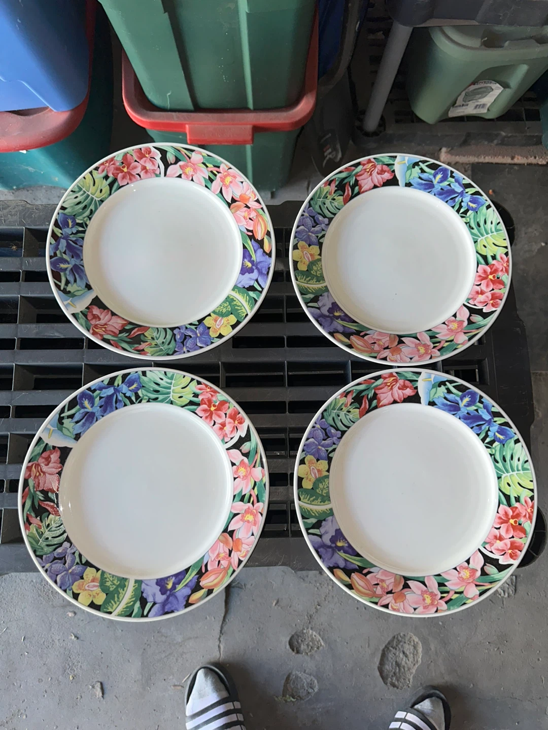 Tropical Floral Dinnerware Set - photo 5