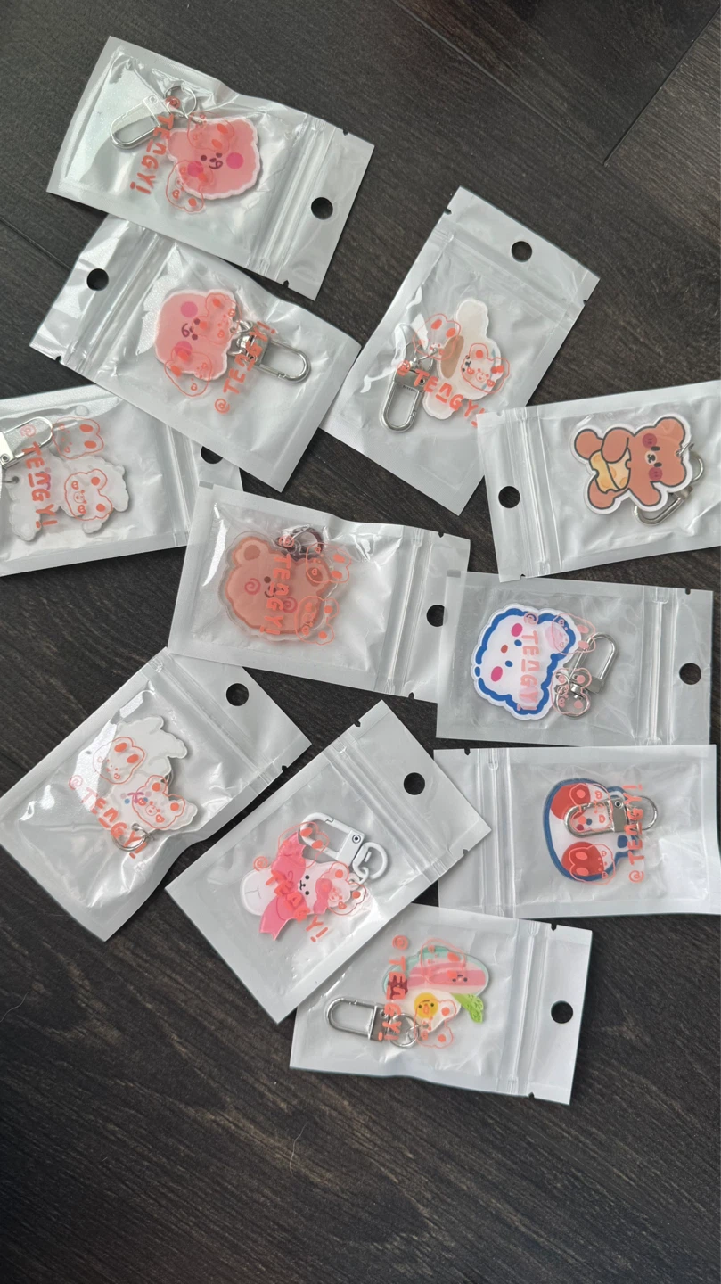Assorted Cute Acrylic Keychains