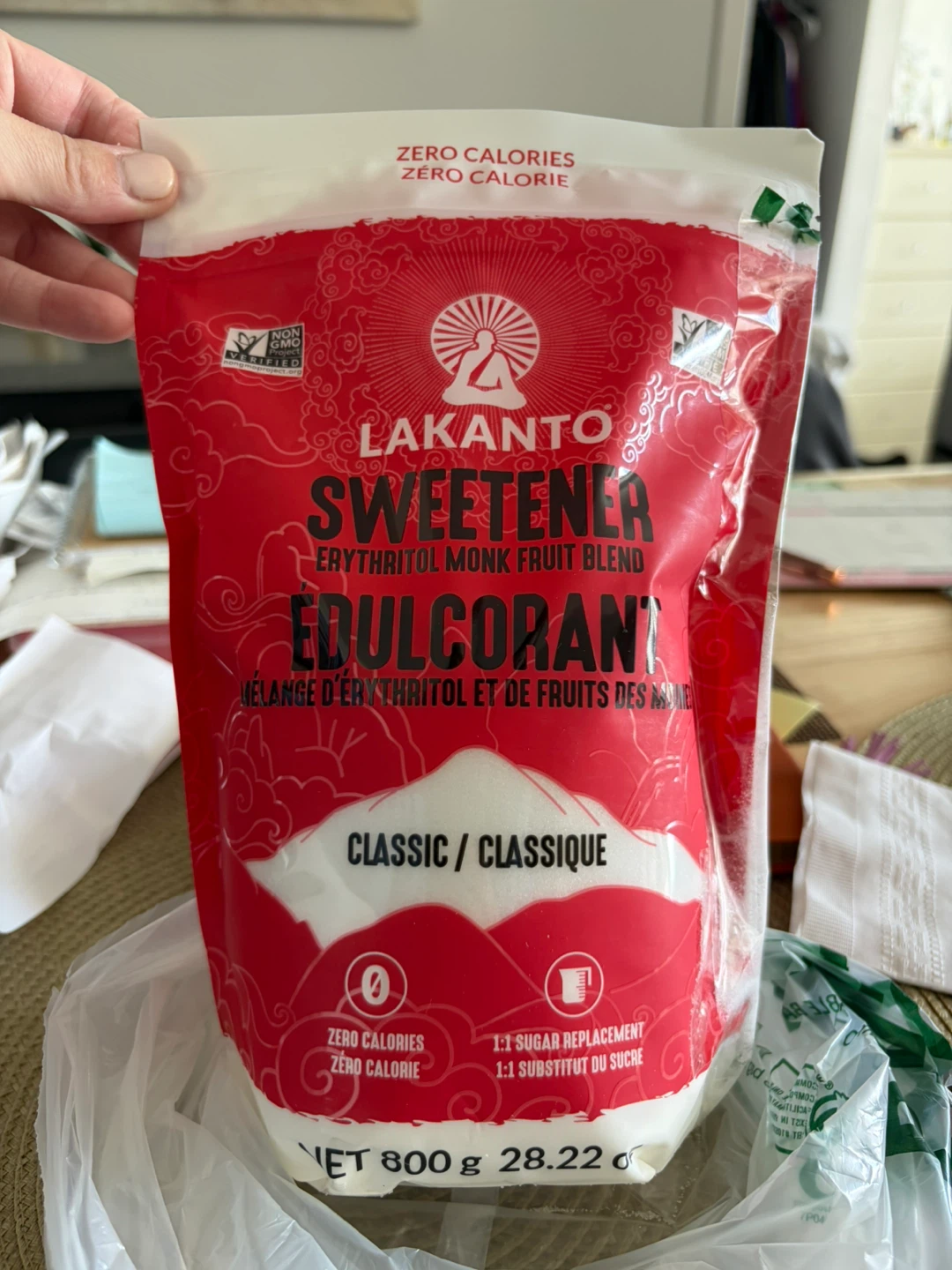 Lakanto Classic Monkfruit Sweetener Erythritol Blend - 800g