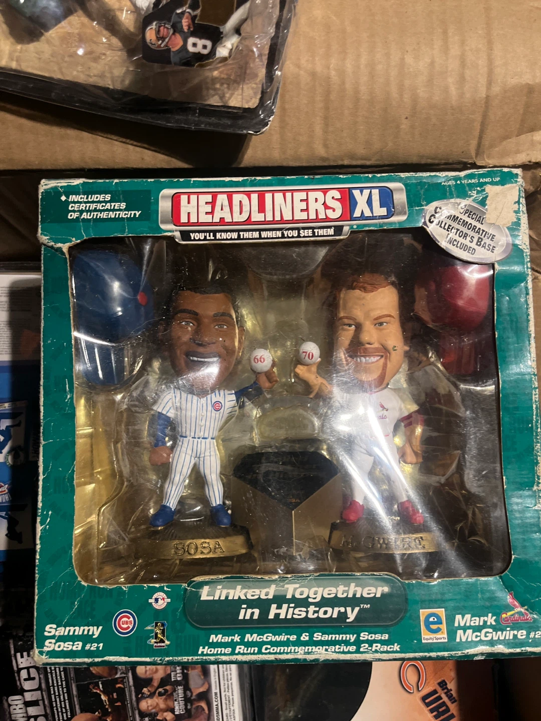 XL Mark McGwire & Sammy Sosa Home Run Commemorative 2-Rack