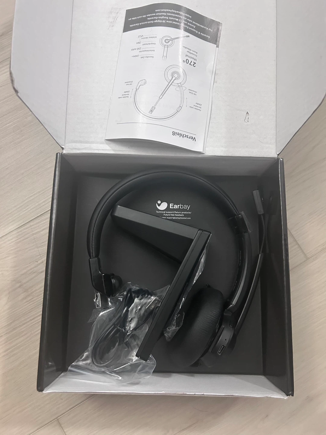 🥕Open box🥕 Wireless headset - photo 3