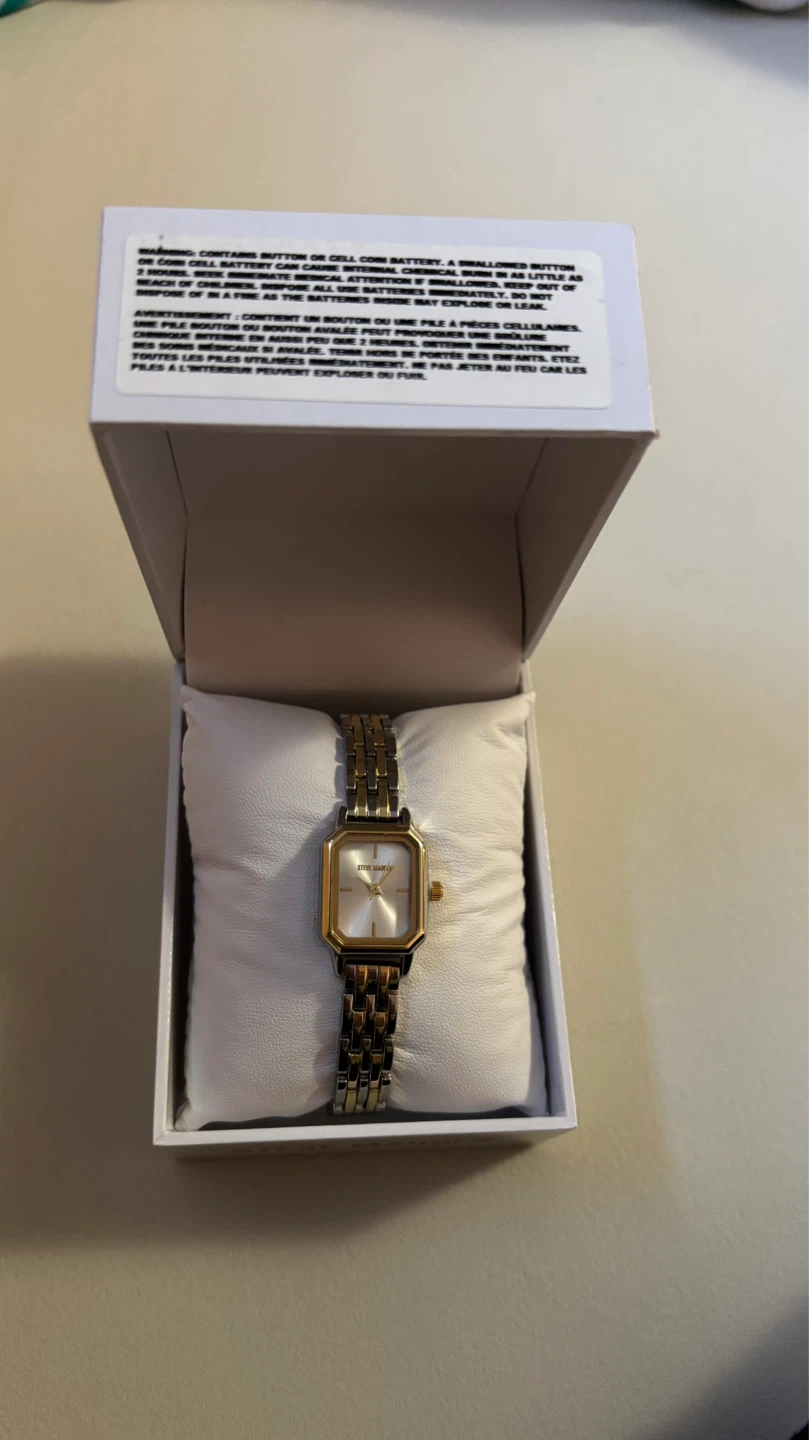 Steve Madden Gold Tone & Silver Tone Bracelet Watch