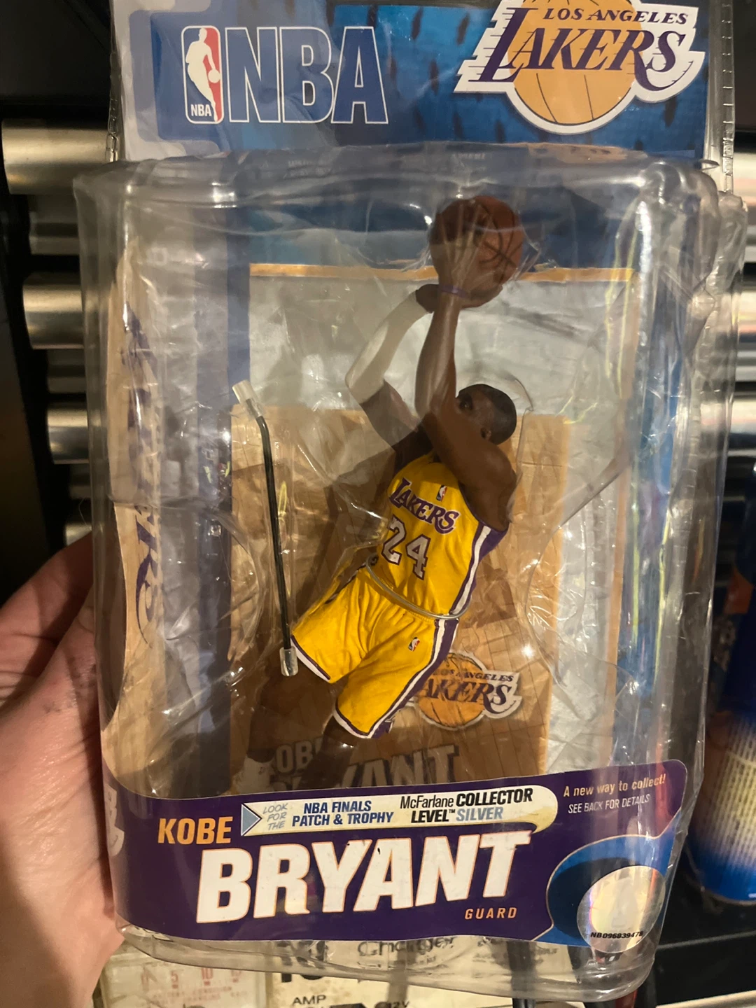 Kobe Bryant McFarlane Collector Level Silver NBA Figure