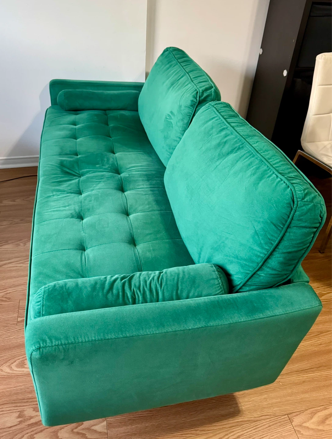 Green velvet sofa - photo 3