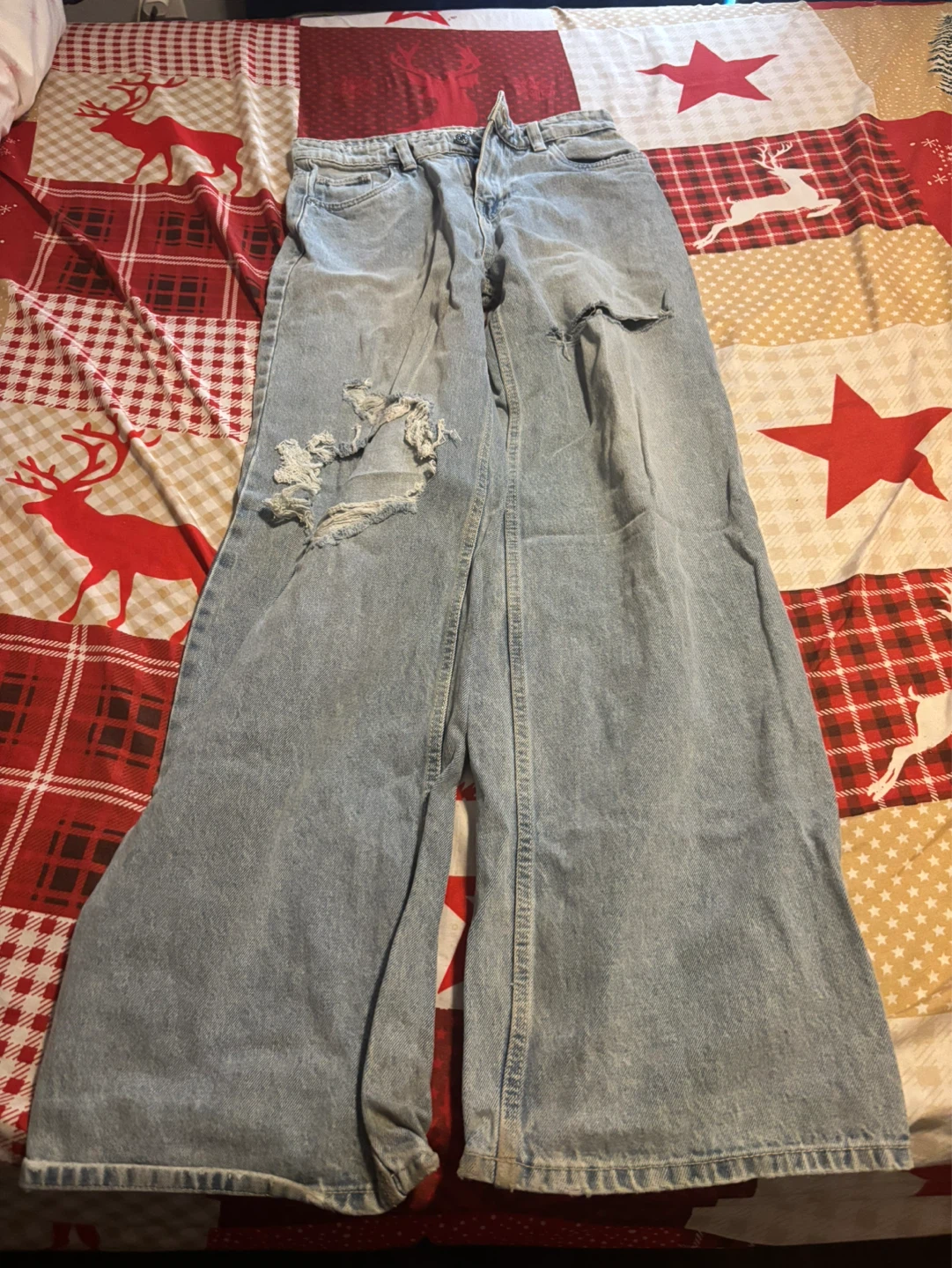 Rive Denim Loose Leg Jeans Size 01