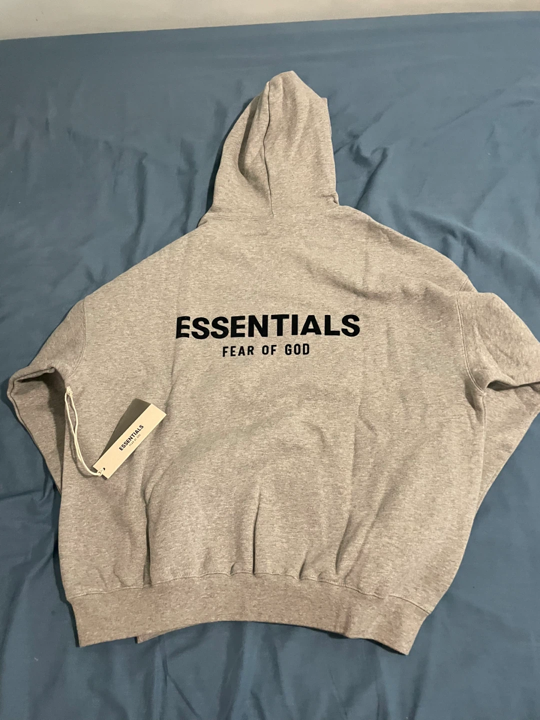 ESSENTIALS Fear of God Grey Hoodie and Sweatpants Set - photo 3