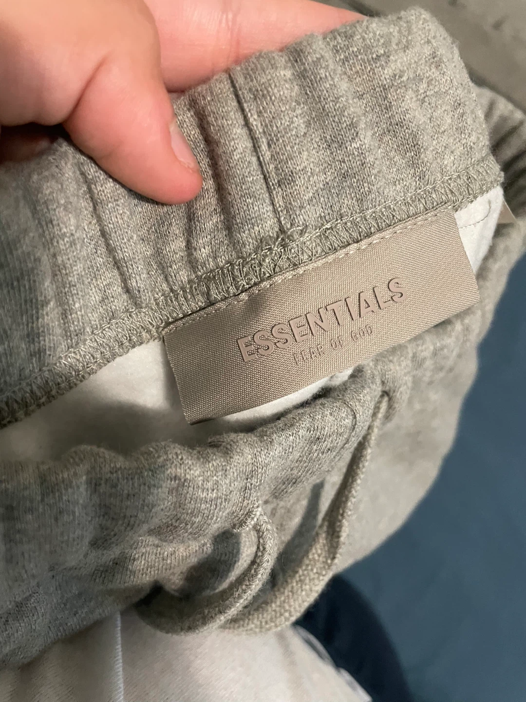 ESSENTIALS Fear of God Grey Hoodie and Sweatpants Set - photo 4