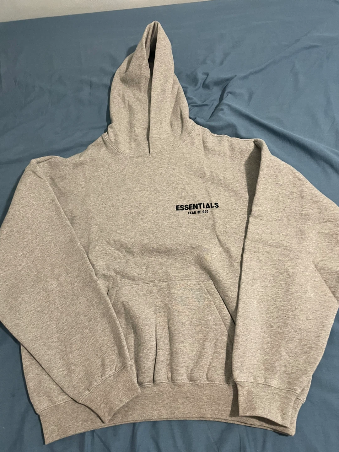 ESSENTIALS Fear of God Grey Hoodie and Sweatpants Set - photo 2