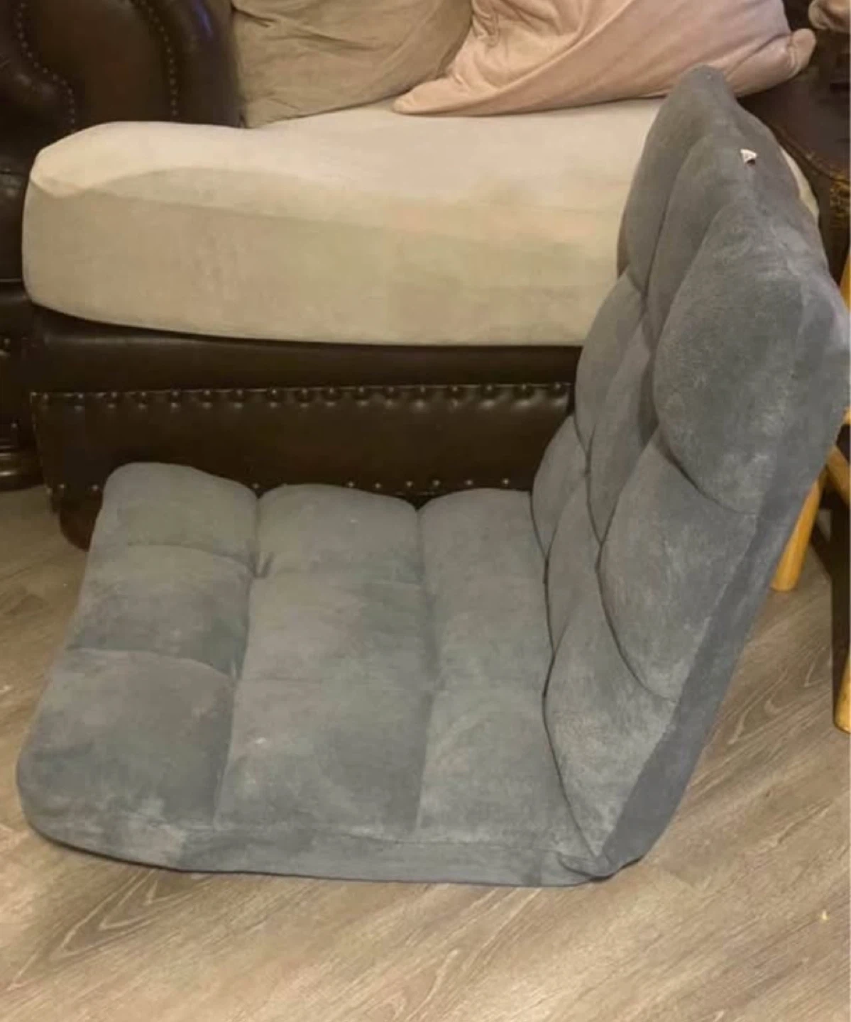 Adjustable Floor Gaming Sofa Chair 14-Position Folding Lazy Sofa - photo 3