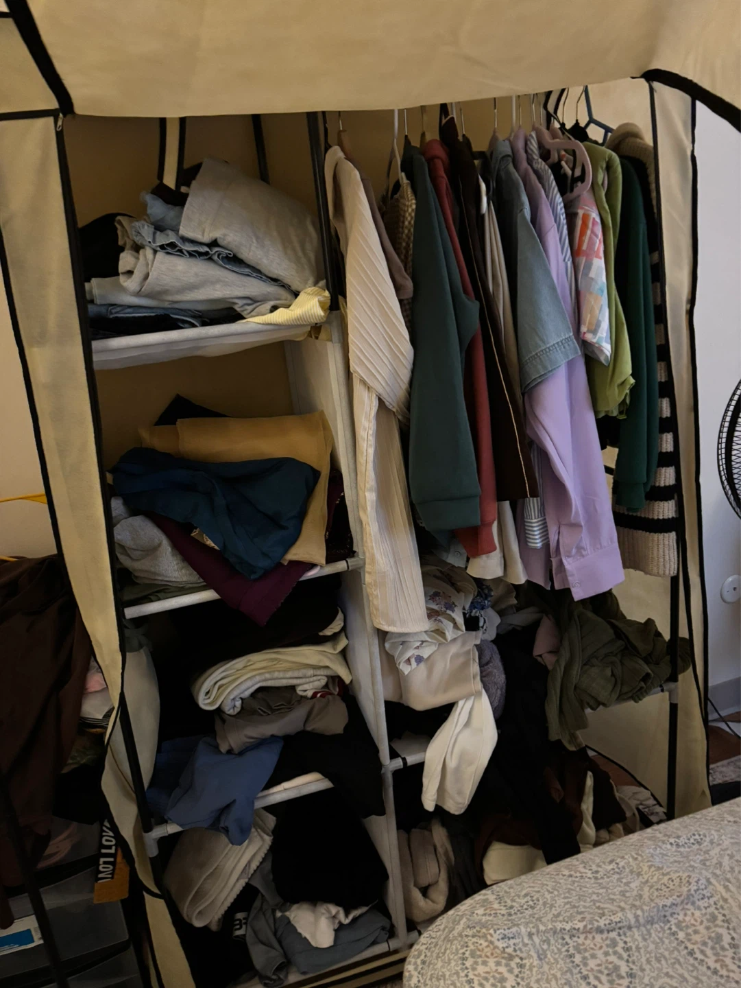 Portable Fabric Wardrobe Closet Organizer - photo 3