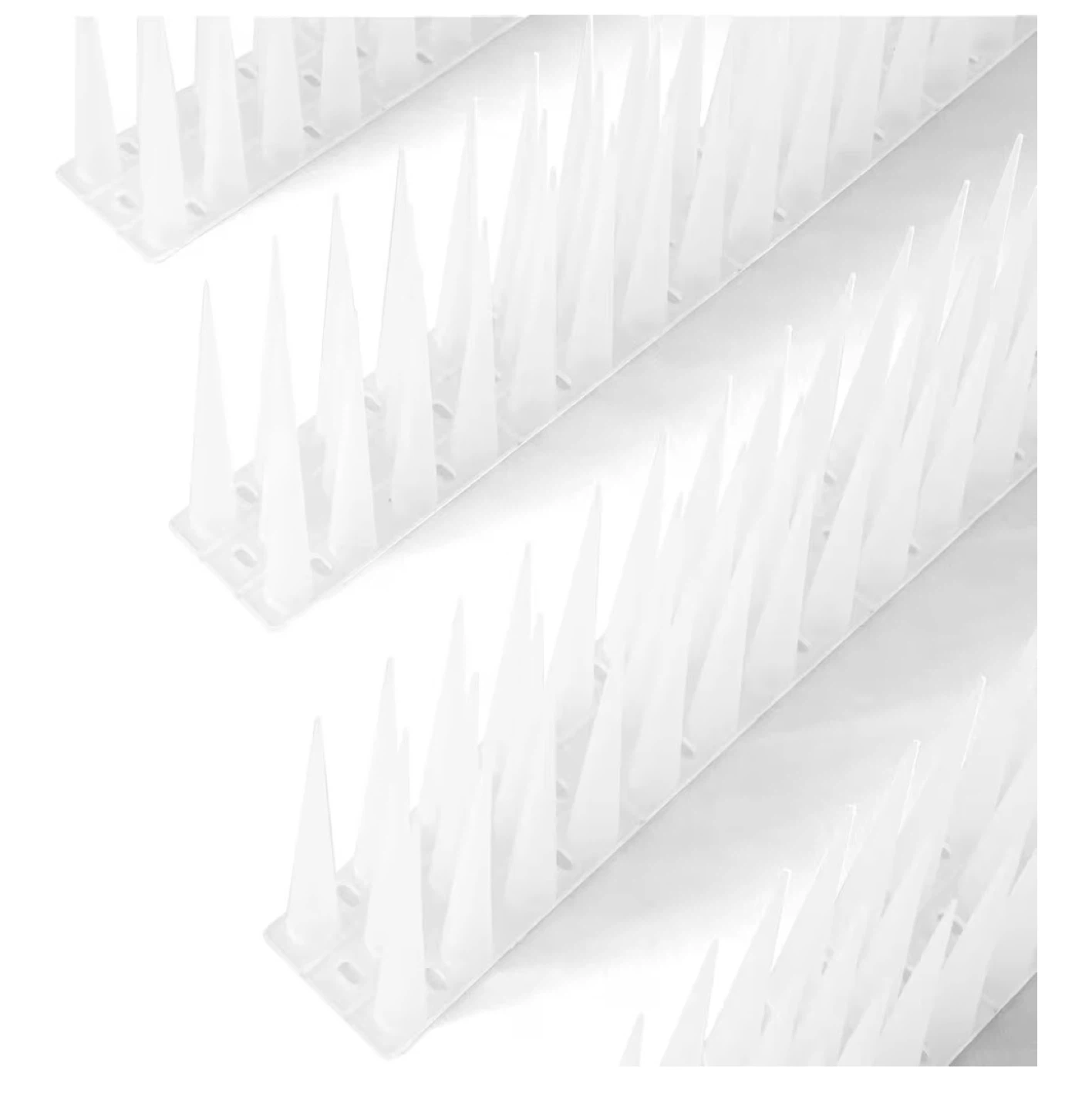 OFFO Bird Spikes - 4 inch Clear Plastic Bird Control Spikes