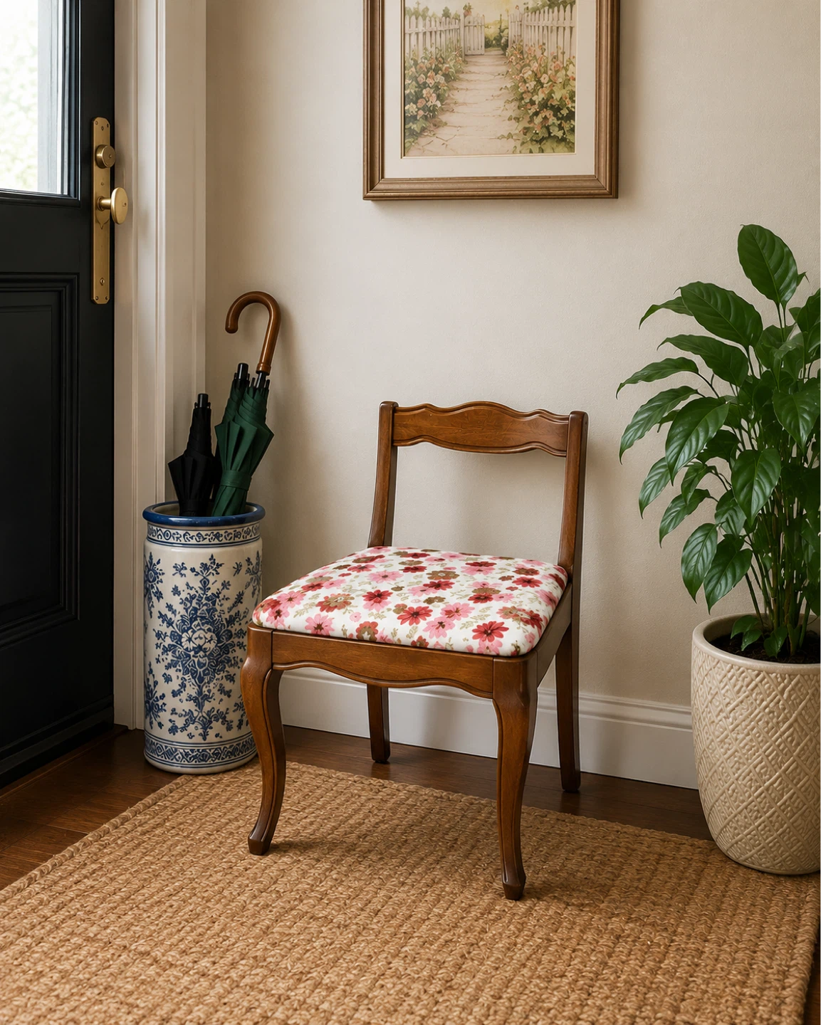 Vintage French Provincial Vanity Chair